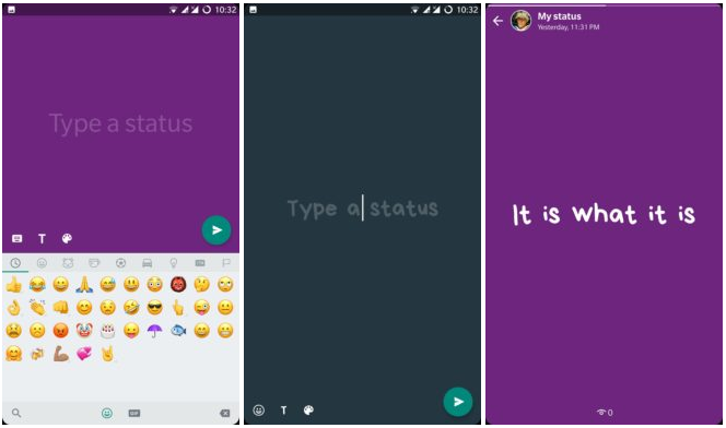 Image result for whatsapp color statuses