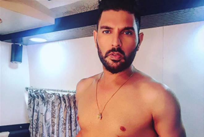 yuvraj singh shirtless