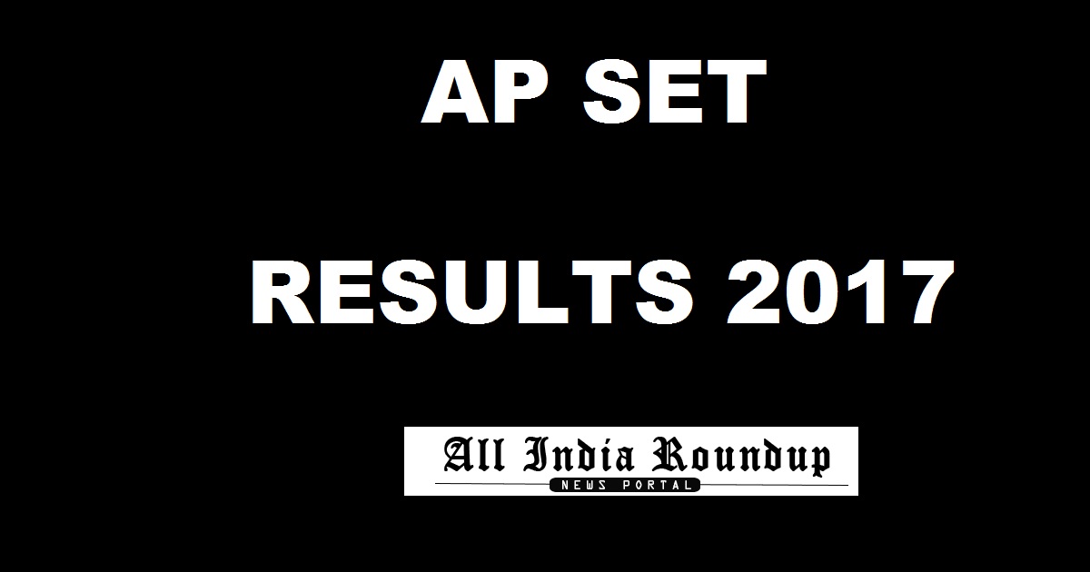 AP SET Results 2017 Score Card Marks @ apset.net.in Soon