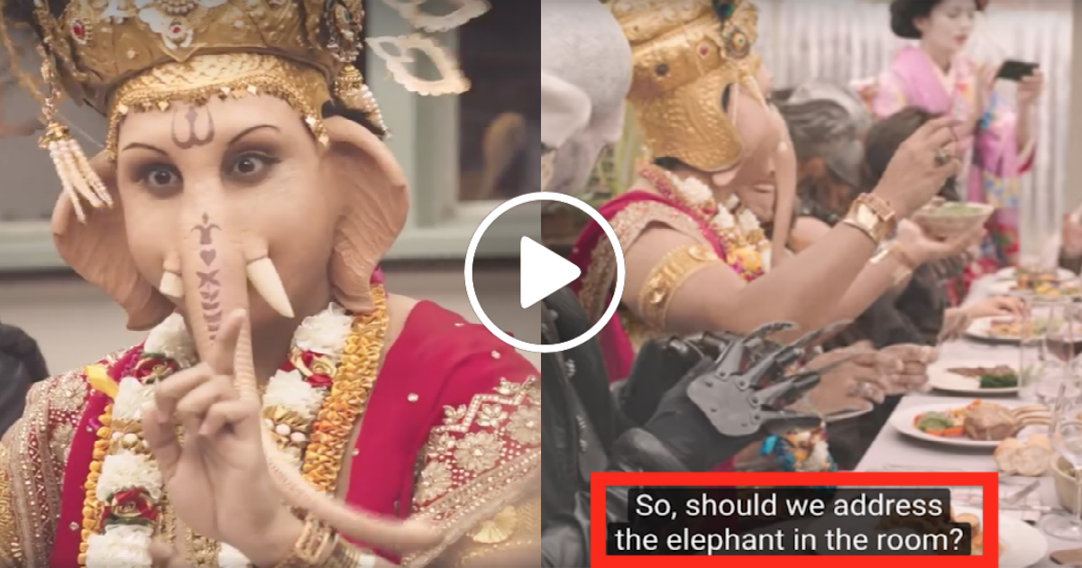 This Australian Advt Depicting Lord Ganesha Feasting On 