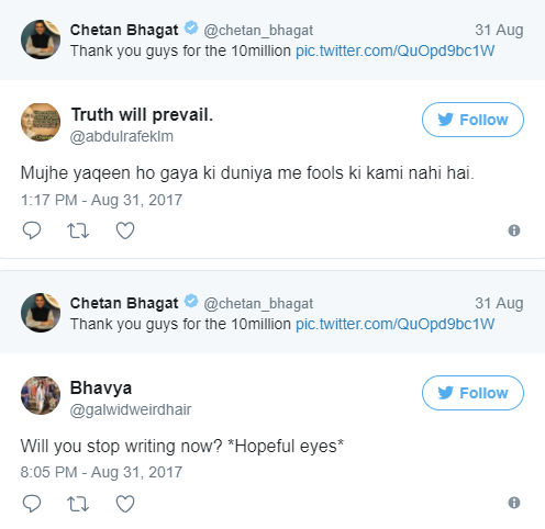 chetan bhagat trolled