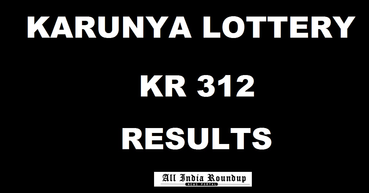 Karunya KR 312 Lottery Results