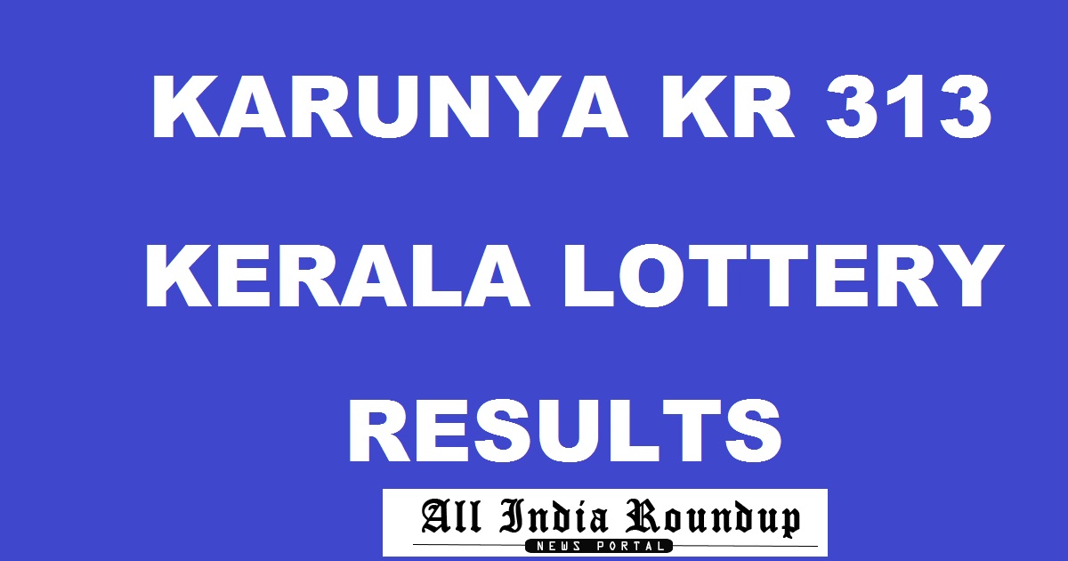 Karunya KR 313 Results Today