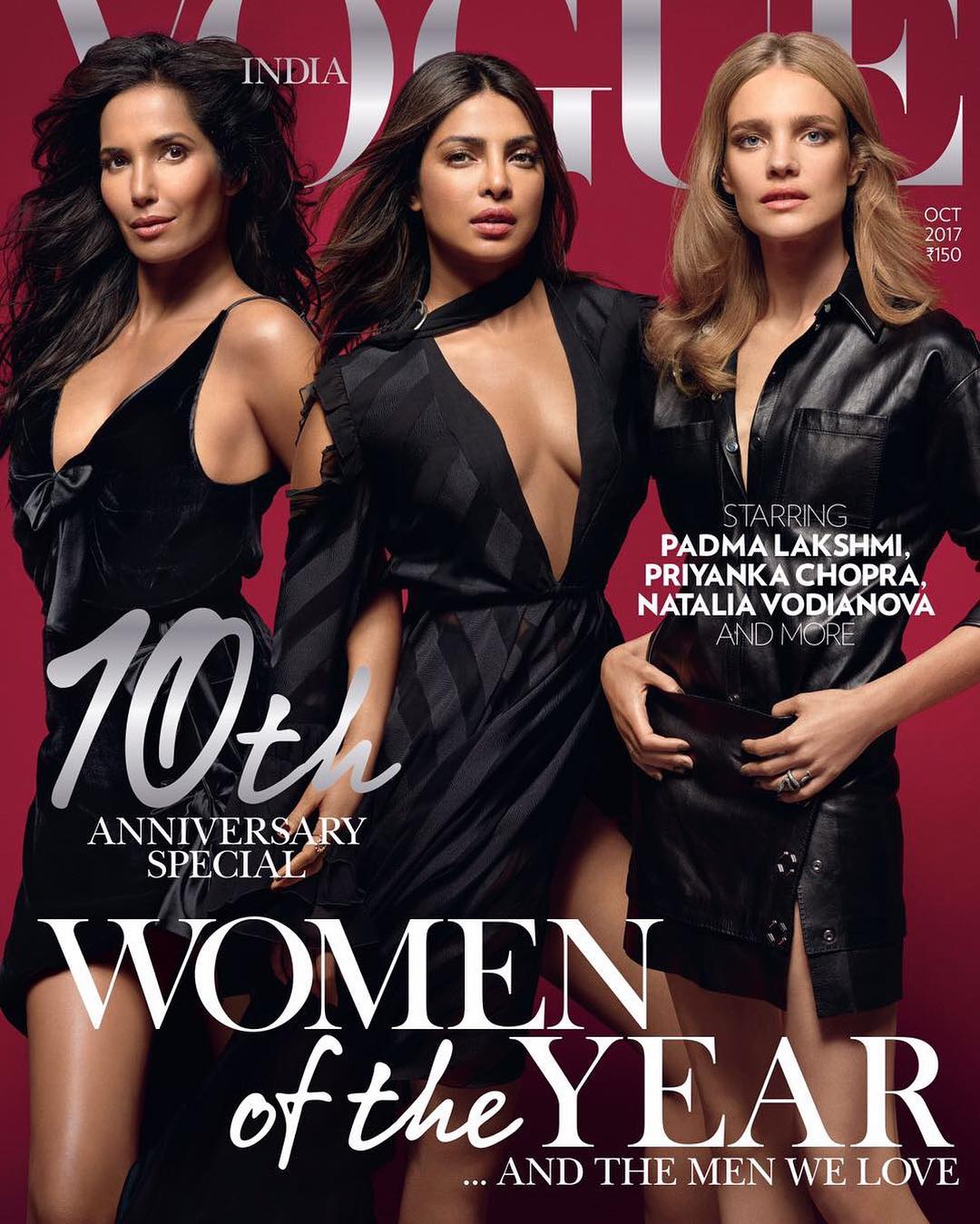 Vogue Cover 2017 - Padma Lakshmi Priyanka Chopra Natalia Vodianova