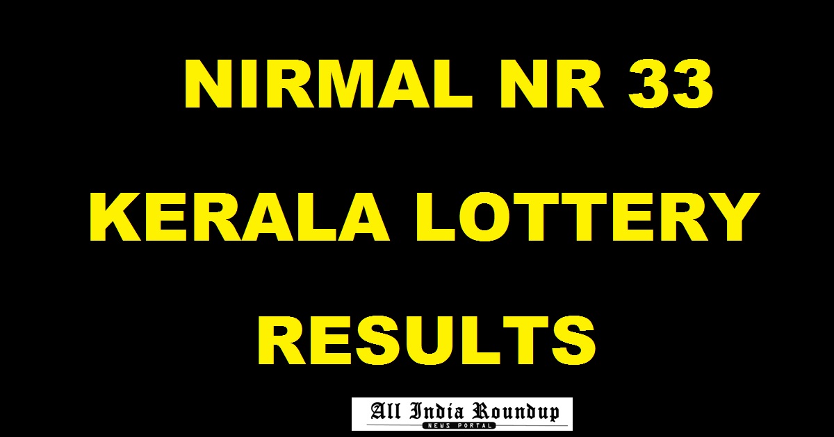 Nirmal NR 33 Lottery Results