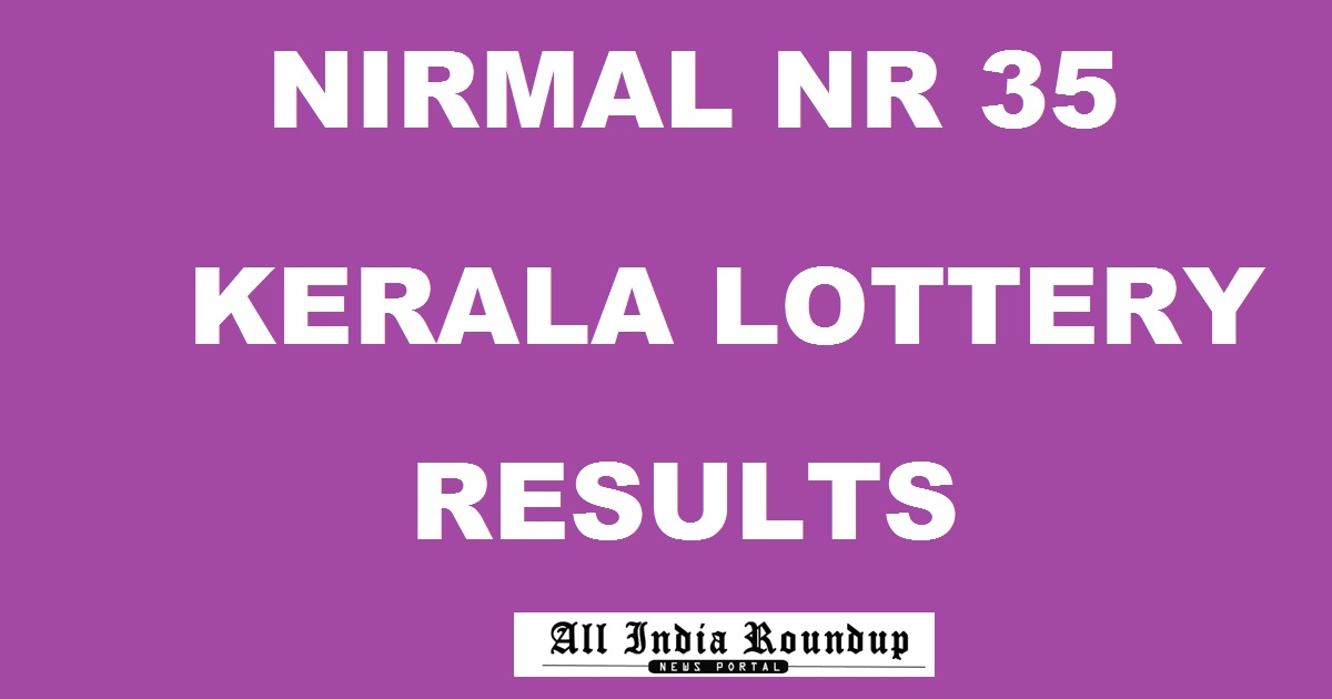 Nirmal Lottery NR 35 Results