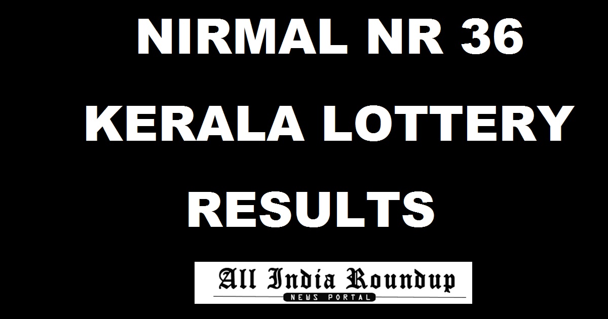Nirmal NR 36 Lottery Results