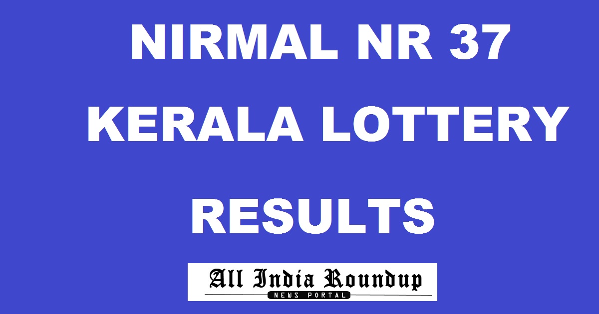 Nirmal Lottery NR 37 Results