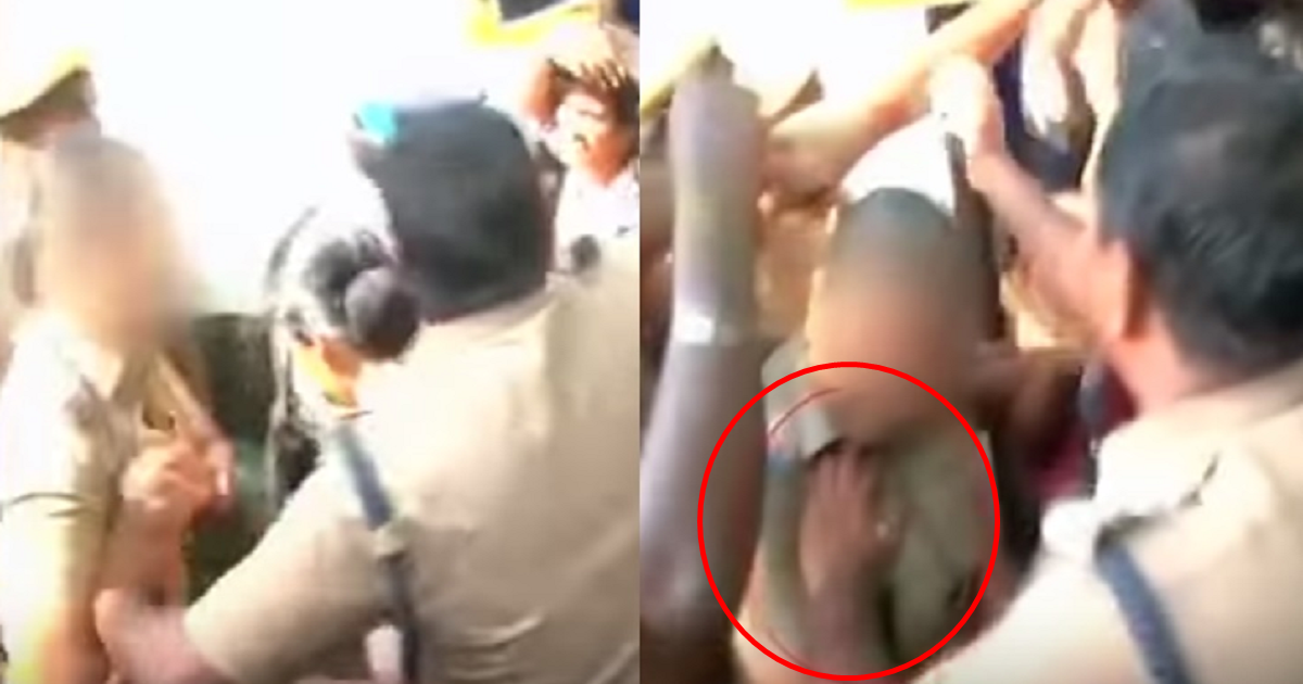 Male cop molests women cop in coimbatore NEET protests