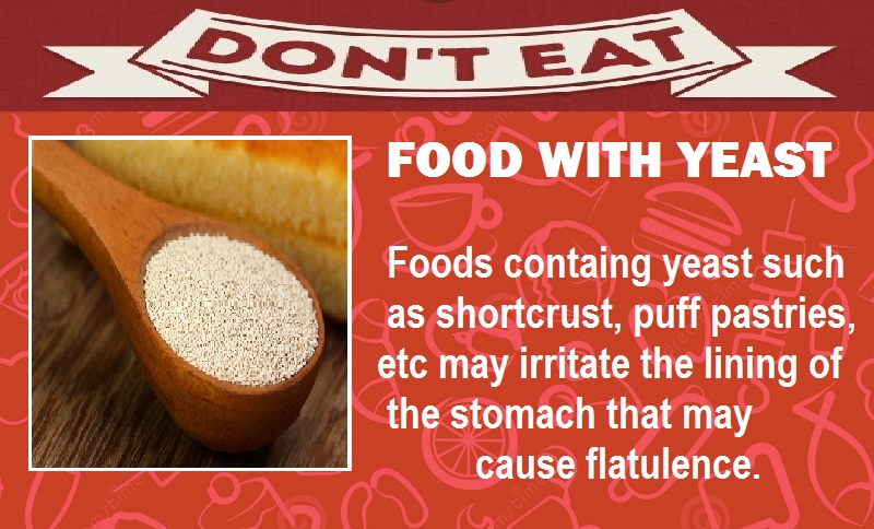 food with yeast