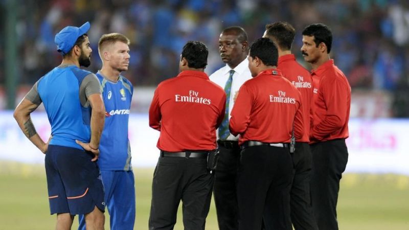 Virat Kohli David Warner Match Referess