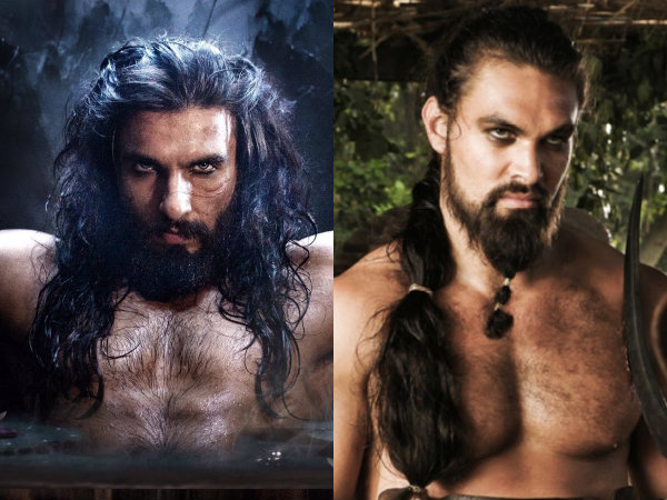 ranveer singh look compared to khal drogo