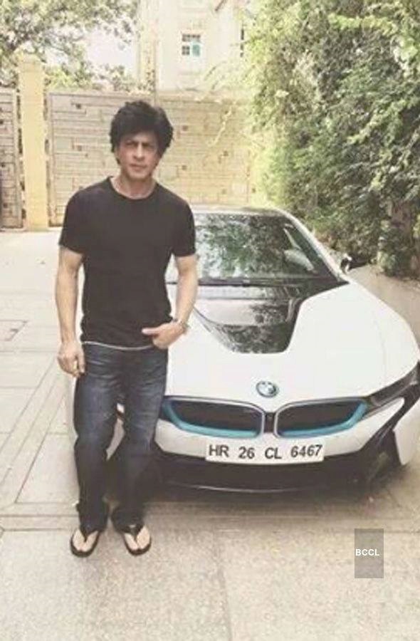 King of Romance, Shah Rukh Khan adds the 'fastest electrical car in the World' BMWi8 to his fleet of luxury cars.