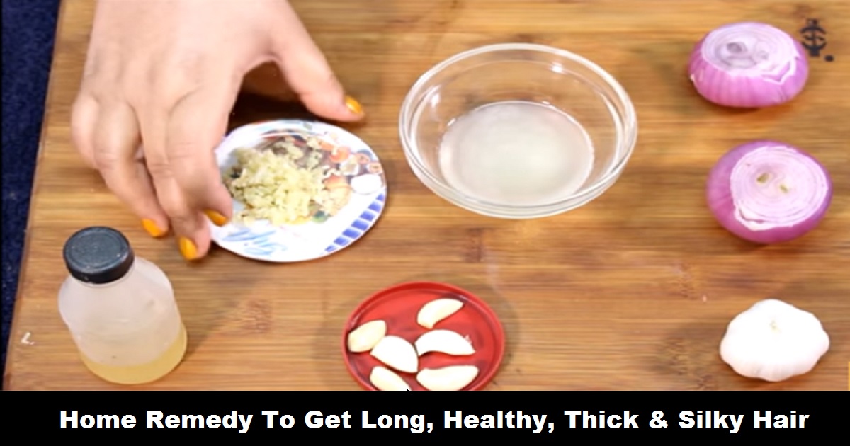 Try This Simple And Easy Home Remedy To Get Long, Healthy, Thick & Silky  Hair