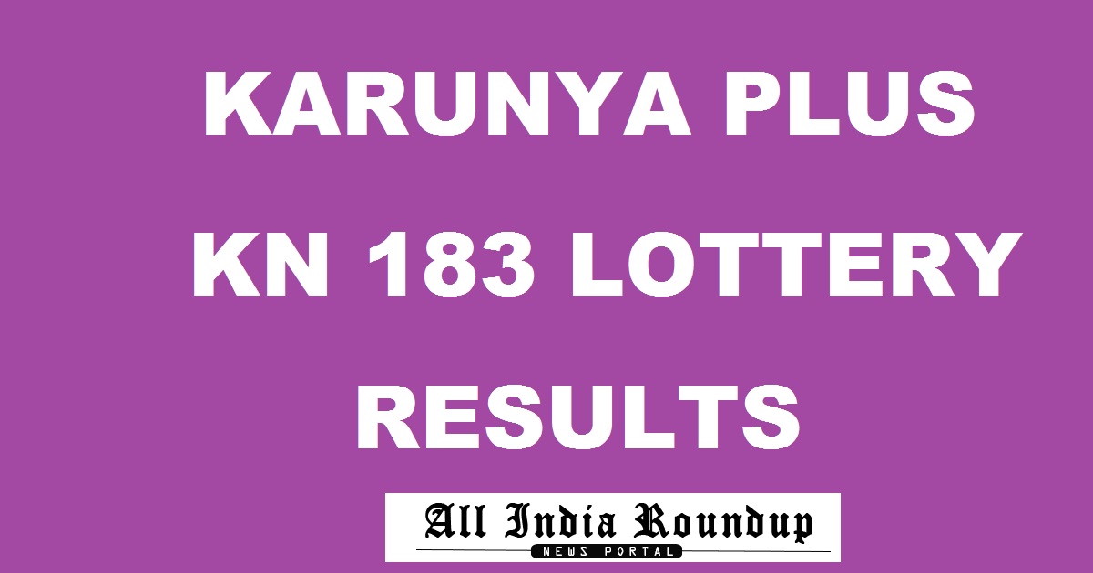 Karunya Plus KN 183 Results