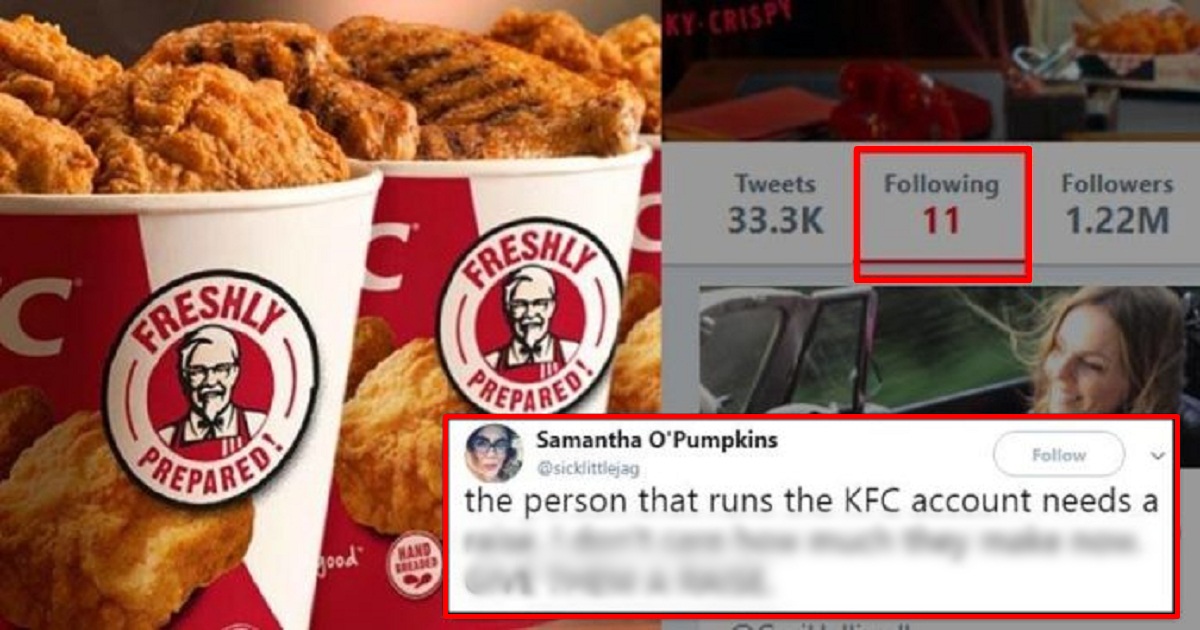 KFC Only Follows 11 People (5 Spice Girls & 6 Herb Boys) On Twitter And ...