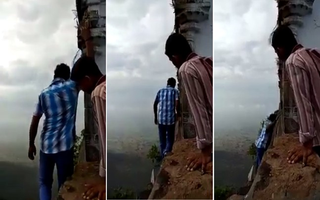 tamil-nadu-temple-man-slips-from-cliff-at-height-3500-ft