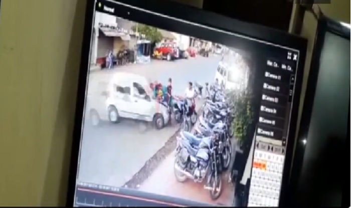car rammed into pedestrians in bhopal