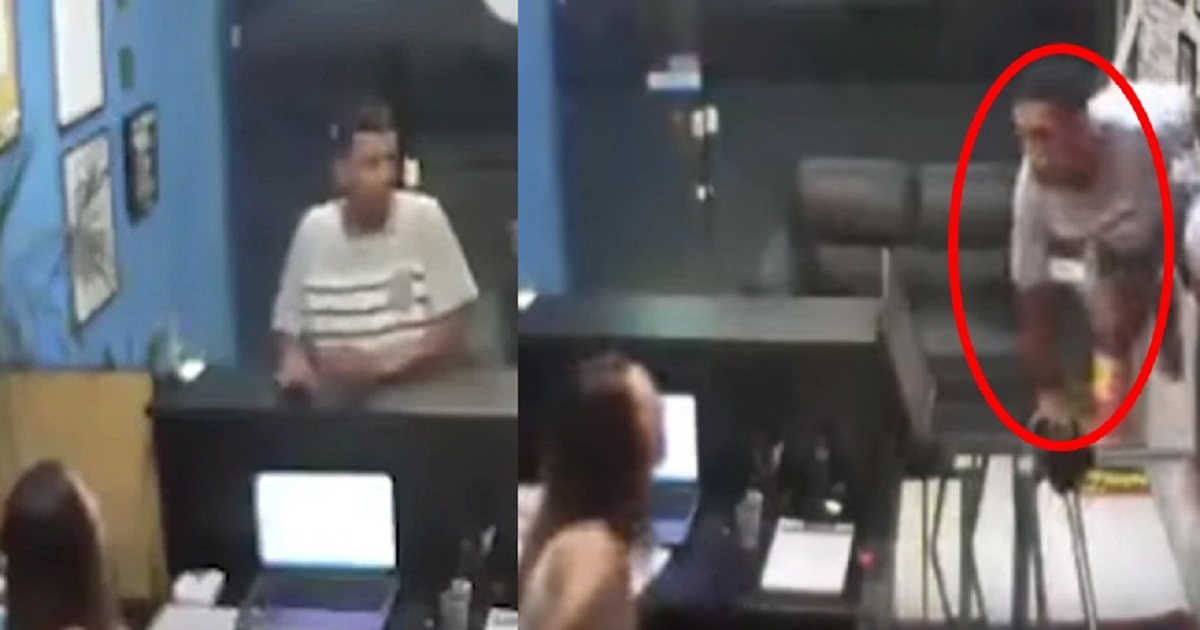 Watch This Thief Chooses Wrong Place To Rob Chased Away By Martial