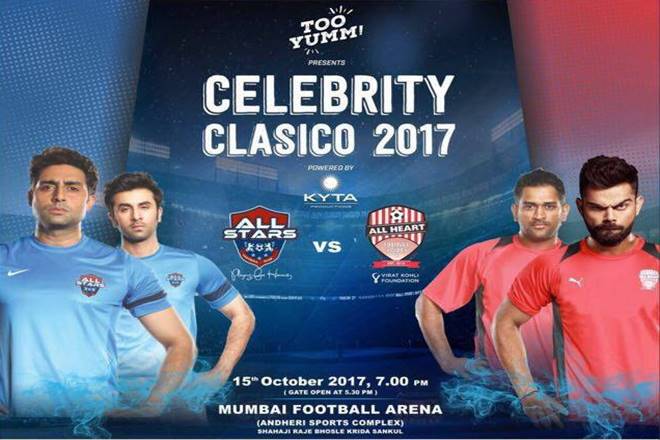 ms dhoni in celebrity classico twitter reactions