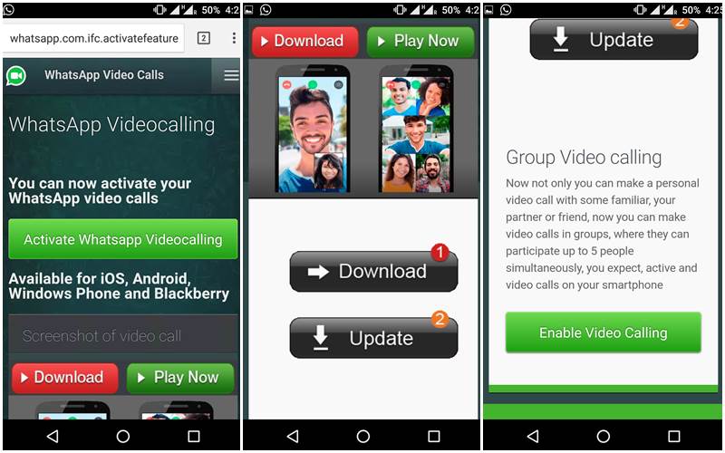 WhatsApp Group video calling feature