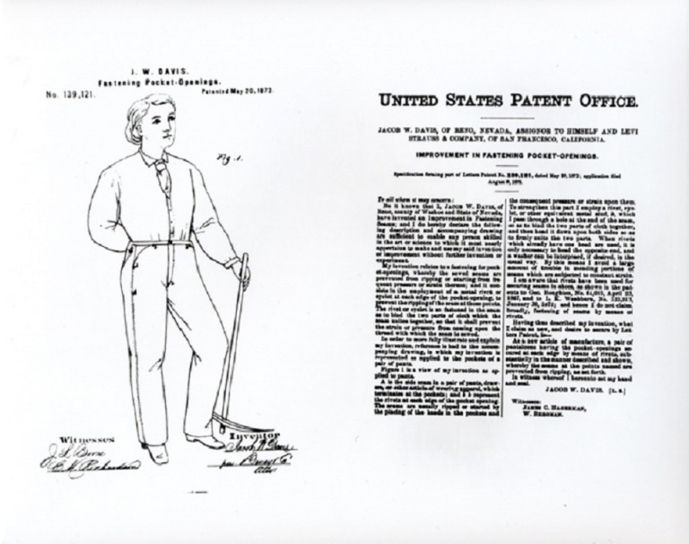 Patent for Improvement in Fastening Pocket-Openings