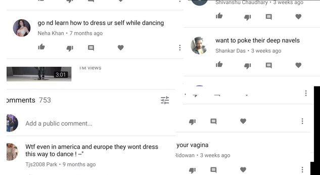 comments to the video