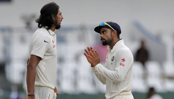 kohli and ishant sharma