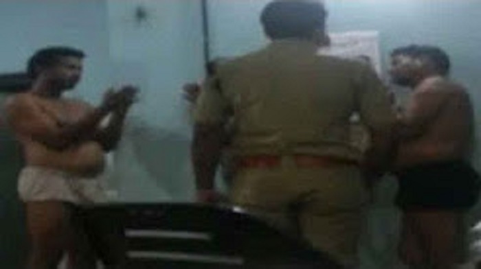 cops forcing accused to dance in PS