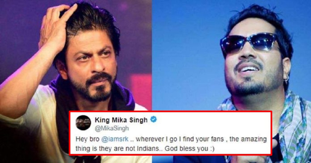 [WATCH VIDEO] Mika Singh Introduced Shah Rukh Khan To A Crazy Fan ...