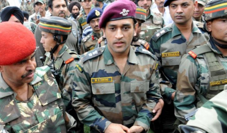 MS Dhoni as an Army Officer