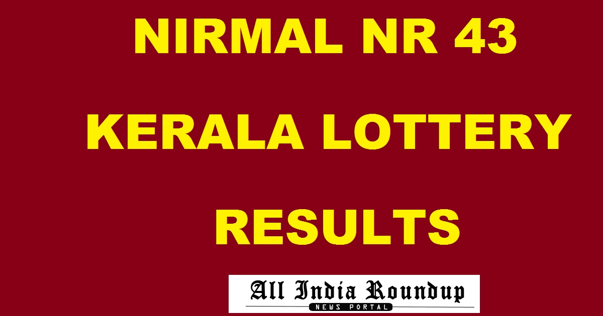 Nirmal Lottery NR 43 Results