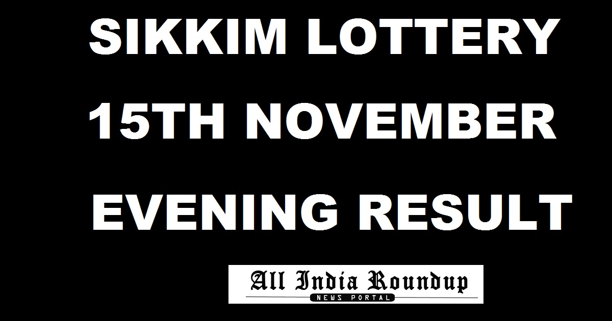 sikkim lottery results