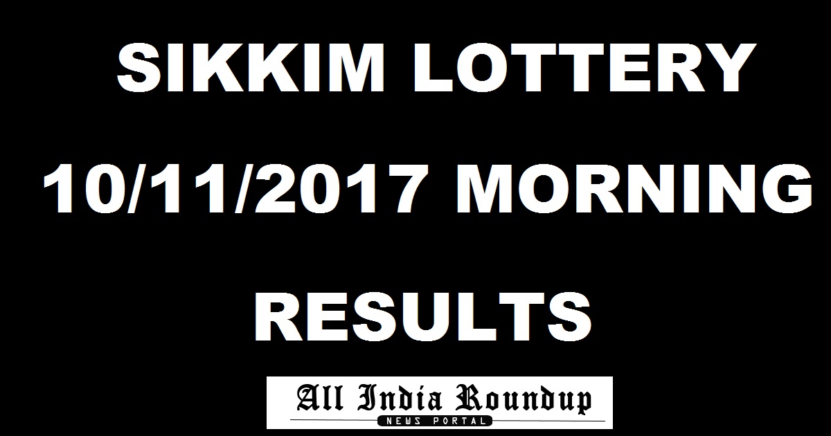 sikkim lottery results today