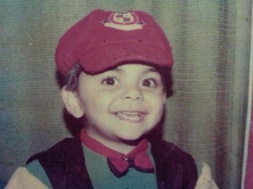 kohli childhood pic