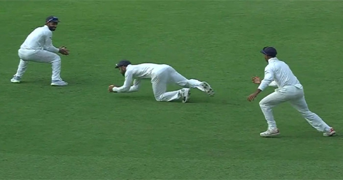 Virat takes a blinder of a catch