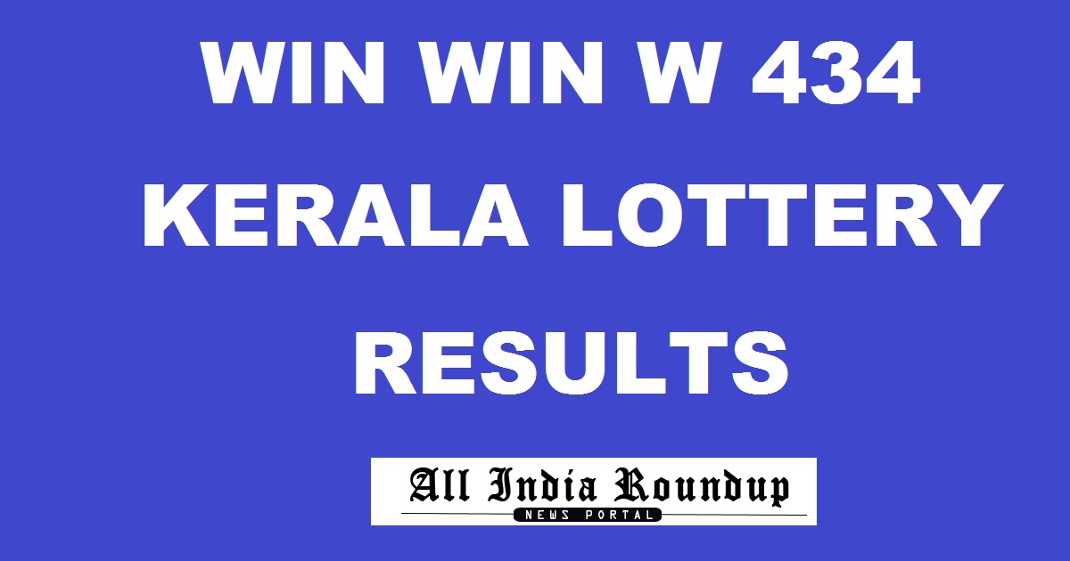 Win Win W 434 Lottery Results