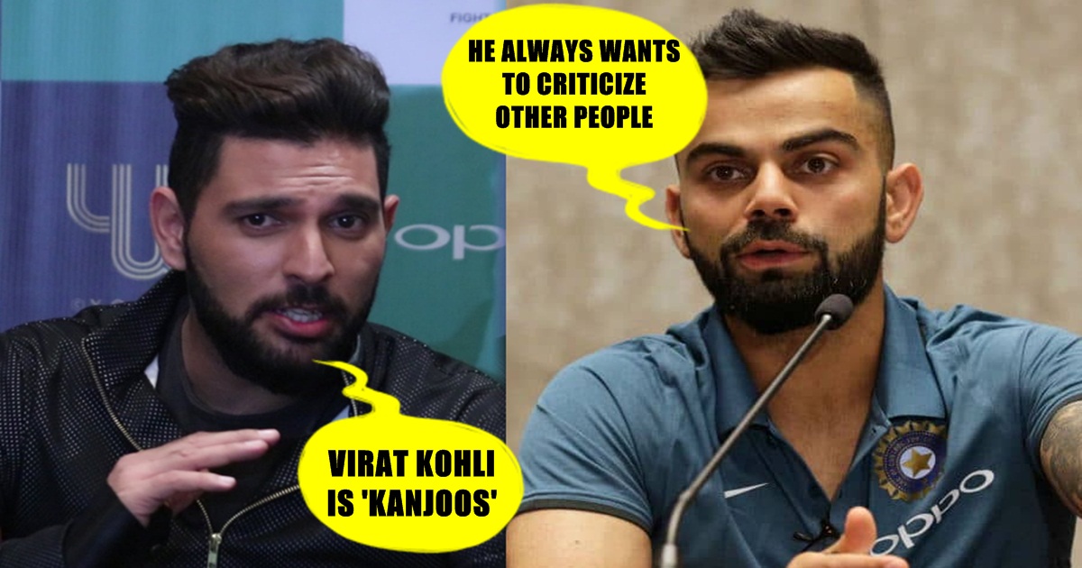 Yuvraj Singh Calls Virat Kohli ‘Kanjoos’, Here’s How Virat Reacted To Him