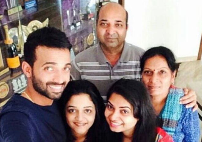 ajinkya rahane father arrested