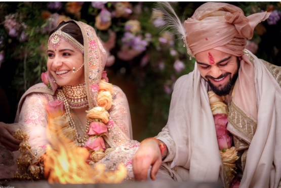 virat anushka married pics