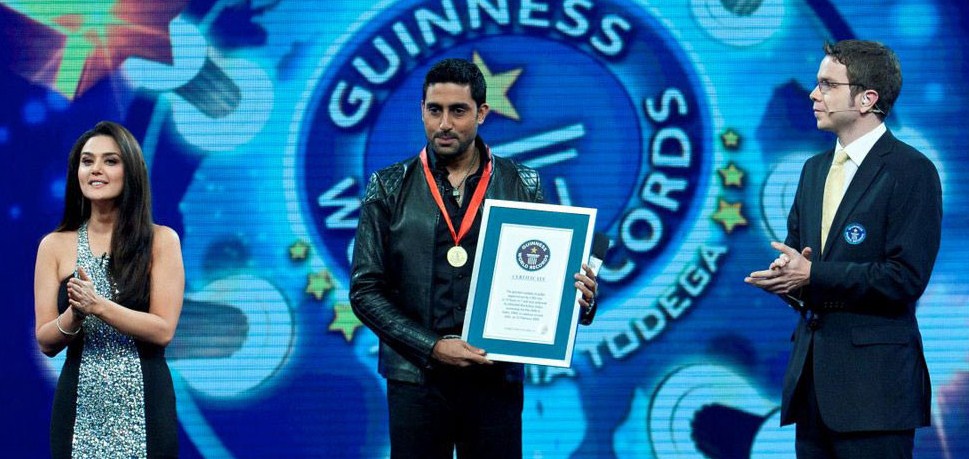 Abhishek Bachchan Guinness World Record