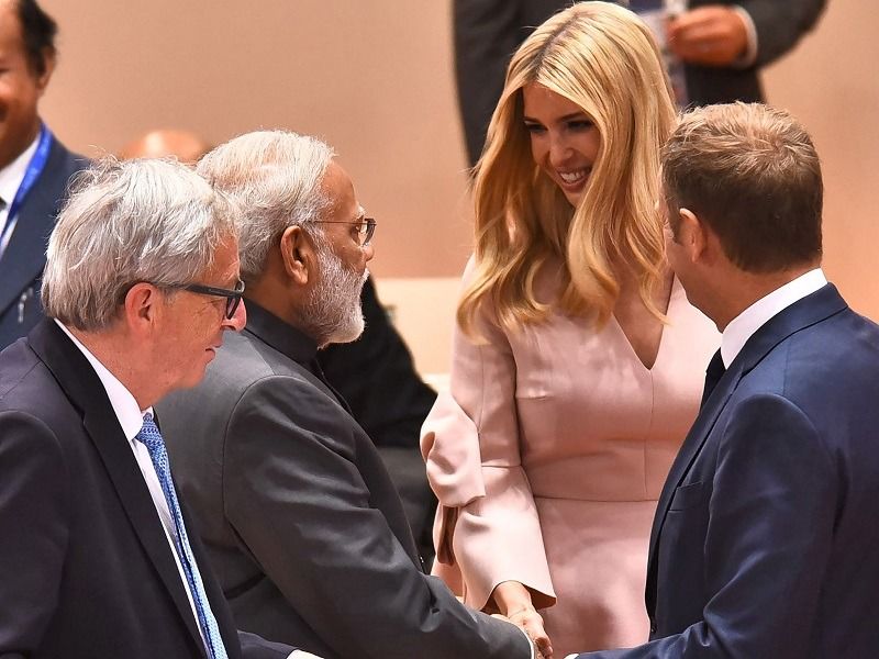 Ivanka-Trump-Narendra Modi