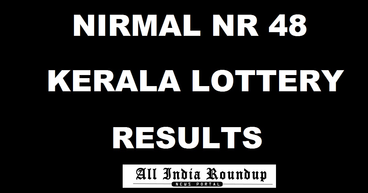 Nirmal Lottery NR 48 Results Released!