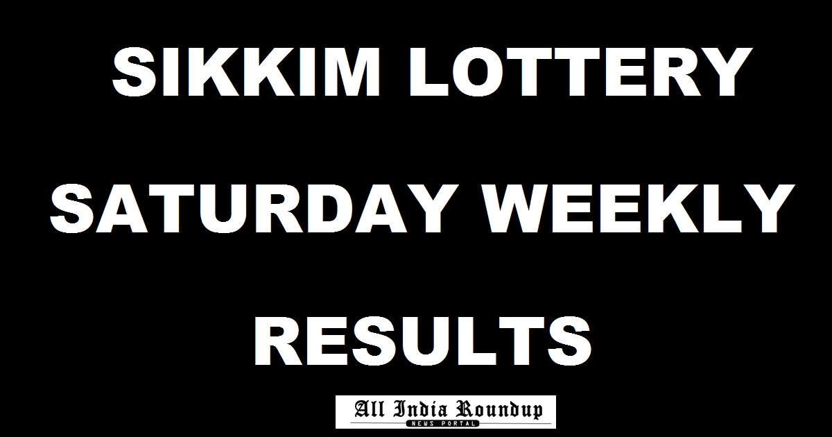 Sikkim Saturday Weekly Lottery Results 2/12/2017 - Sikkim State Lotteries Result Weekly 4 PM Today