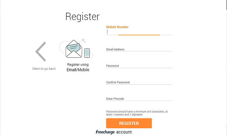 snapdeal register with email id 