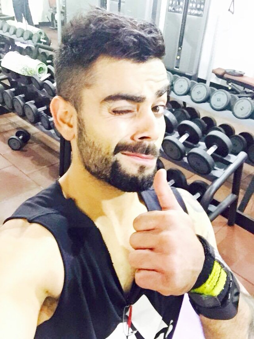 virat in gym