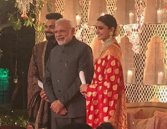 Virushka reception Narendra Modi