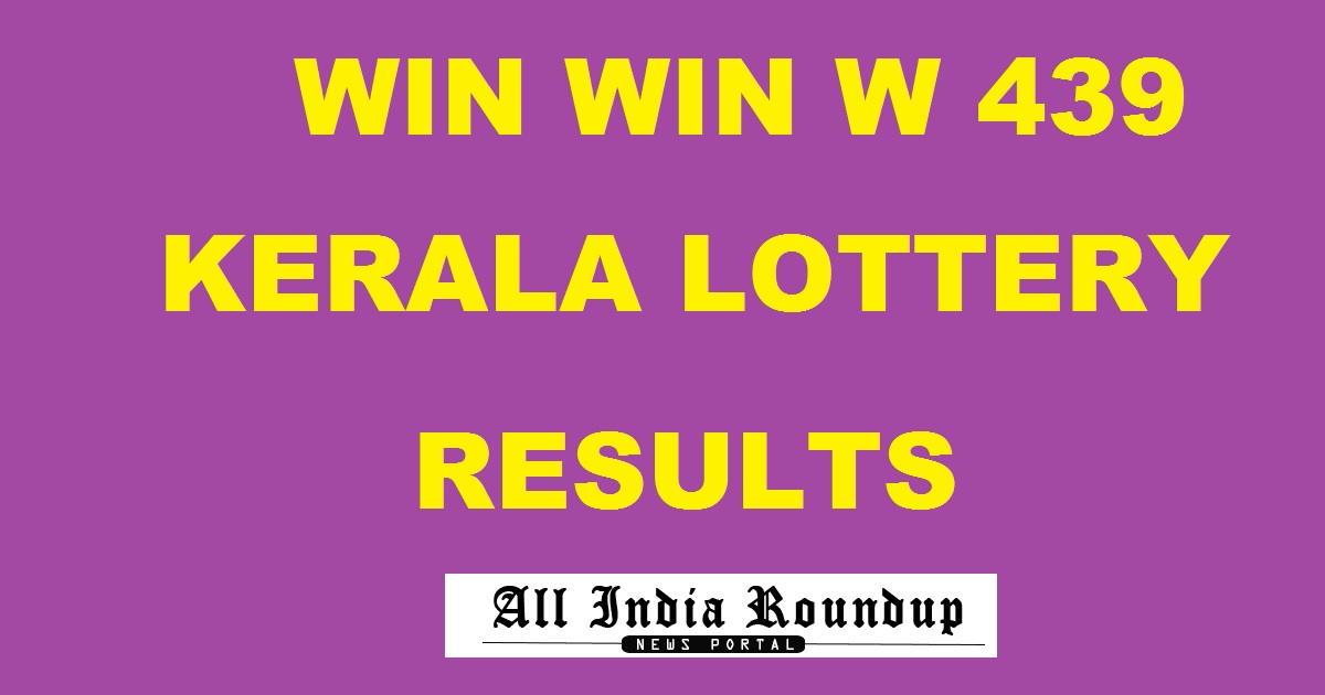 Win Win W 439 Lottery Results Released!