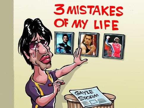 SRK's biggest mistake about Chris Gayle