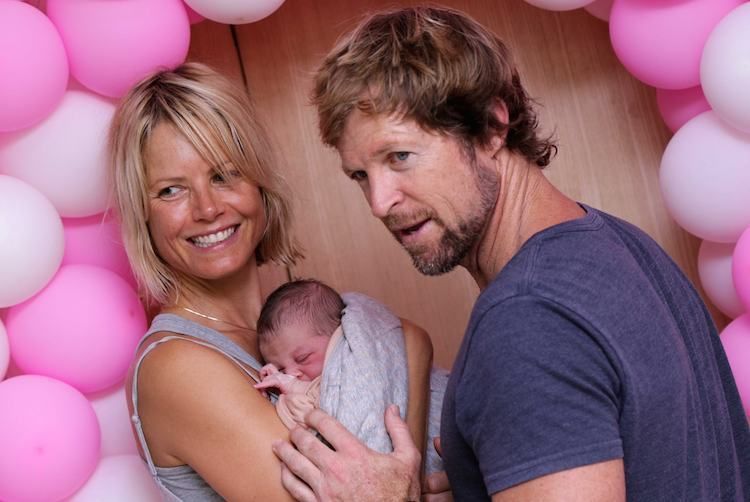 Jonty Rhodes with his family